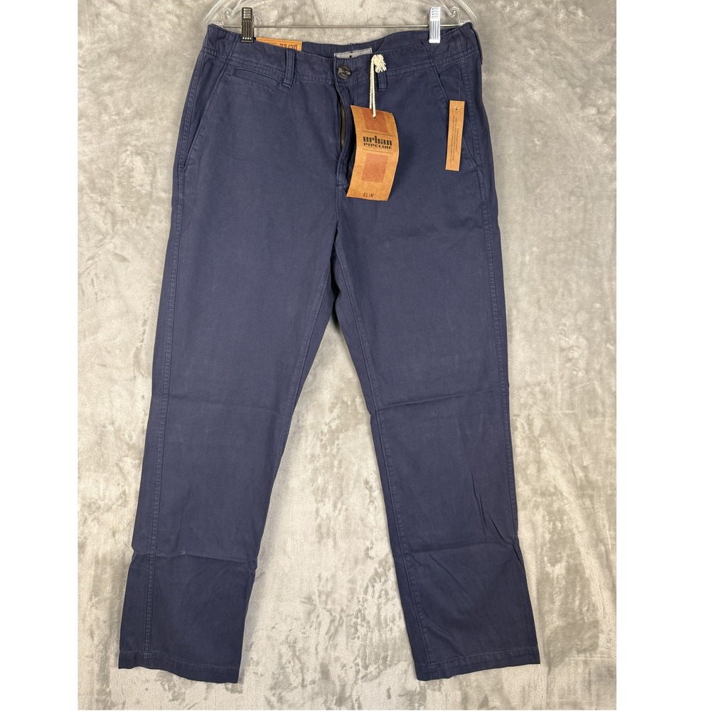 Urban Pipeline Slim Flat Front Pants Navy Blue Size 32 30